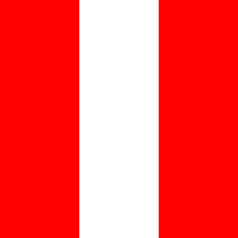 Fin flash of Peru